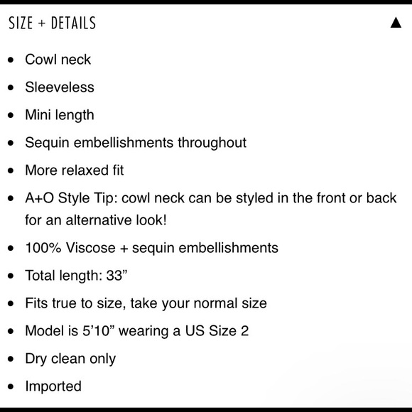 Alice + Olivia two way cowl back sequin dress NWT - Picture 7 of 16